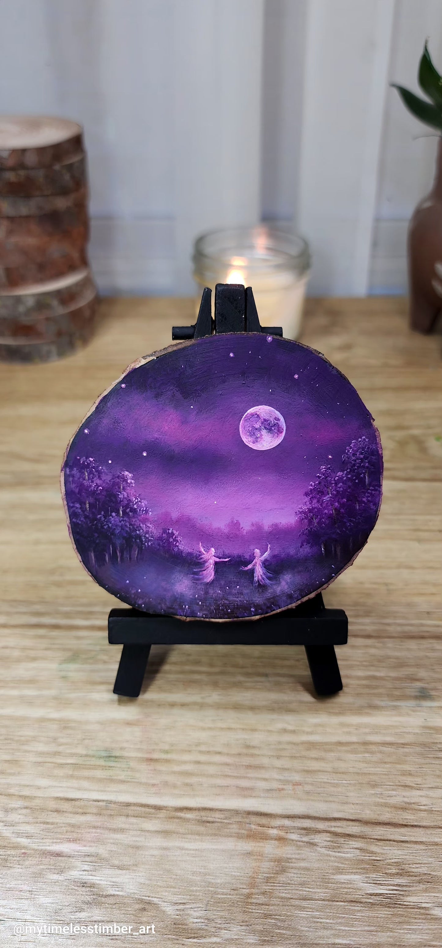 "Spirits Dance Under the Full Moon"