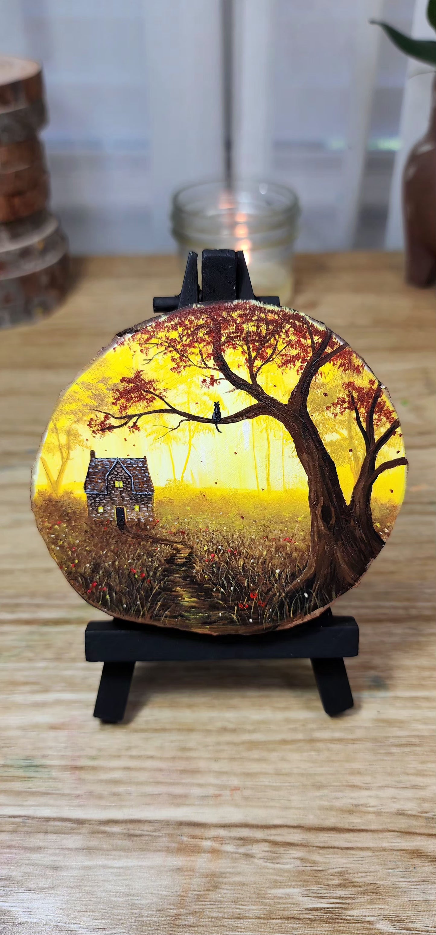 "The Cat Watches the Cabin"