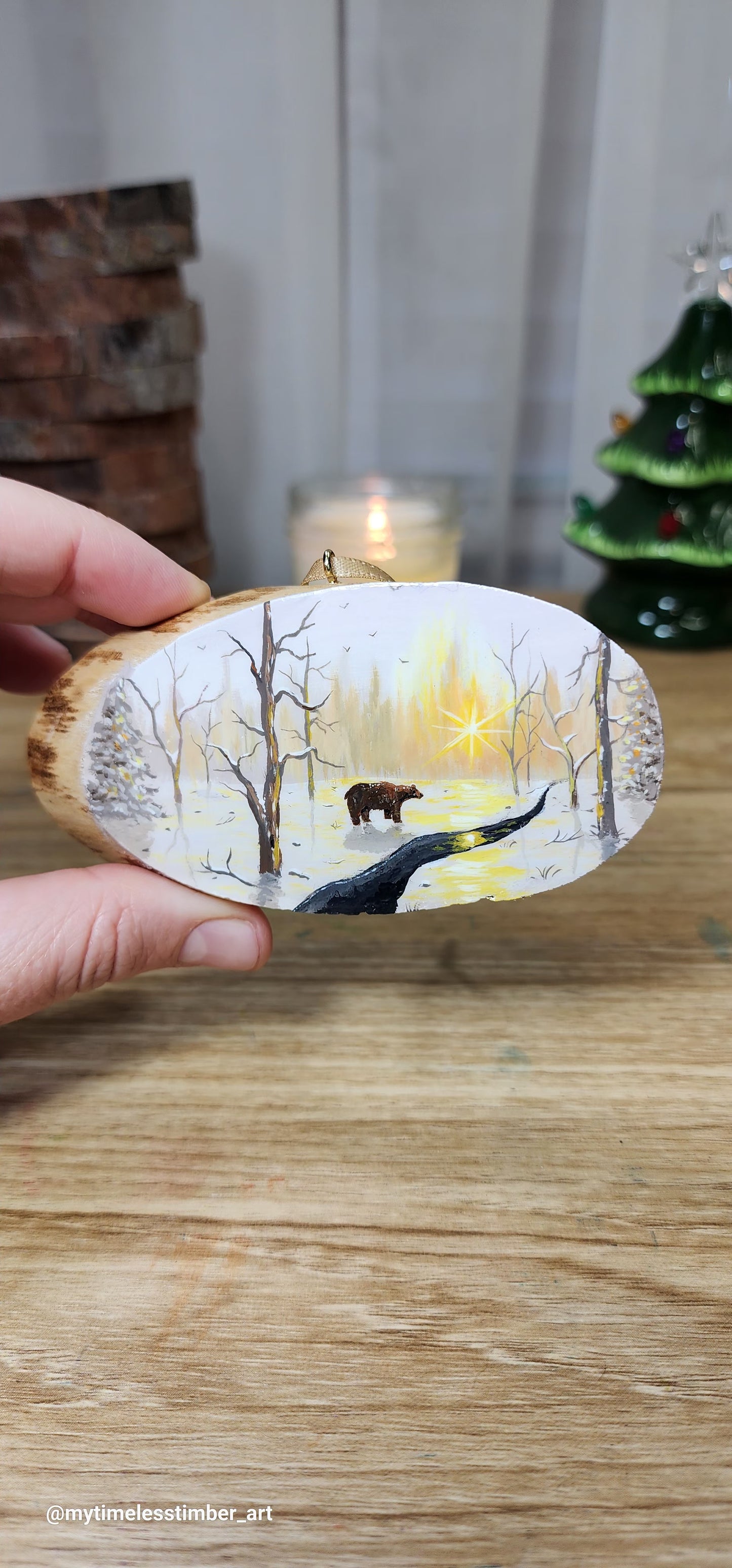 "The Bear Walks Towards the Cold Stream"