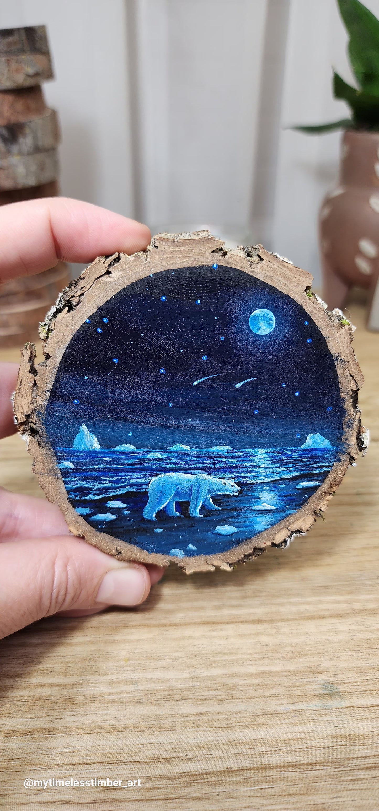 "A Walk Along the Icy Beach"