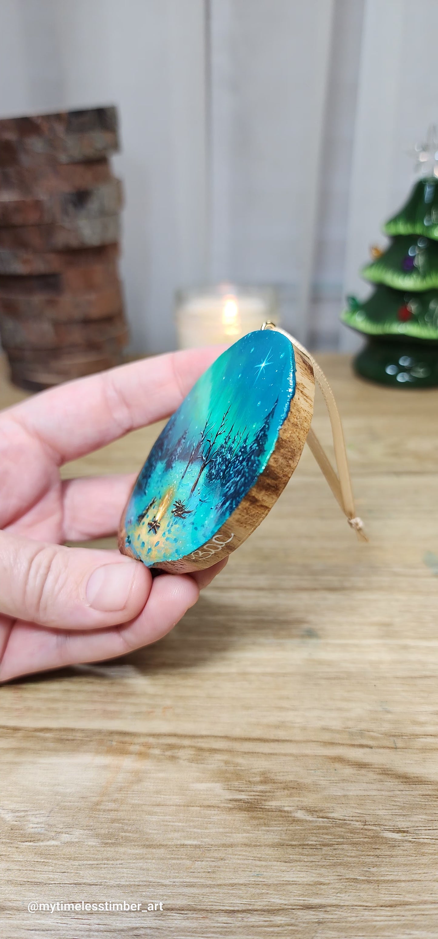 "Gathering Wood on a Cold Night"