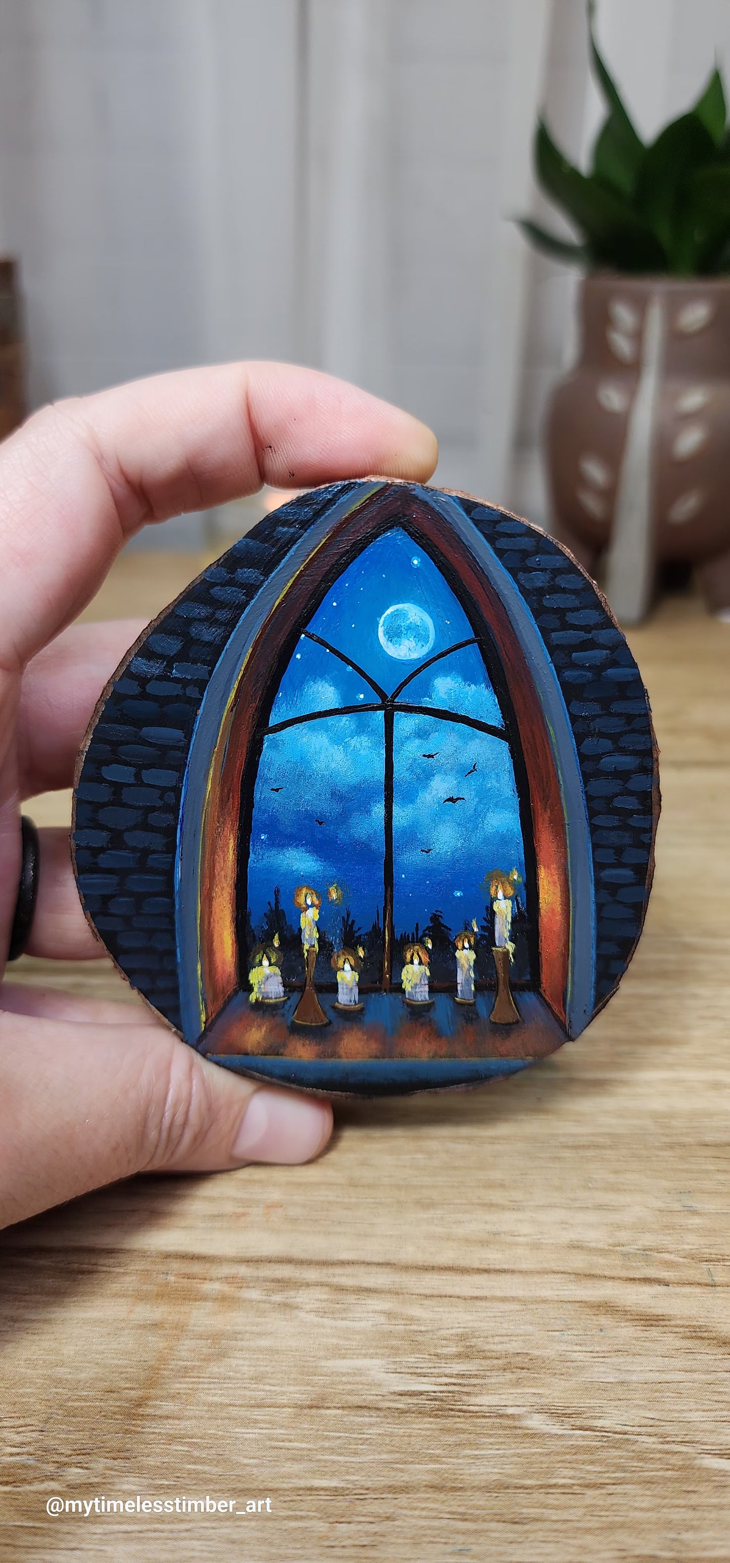 "Moon Glows Through the Window"