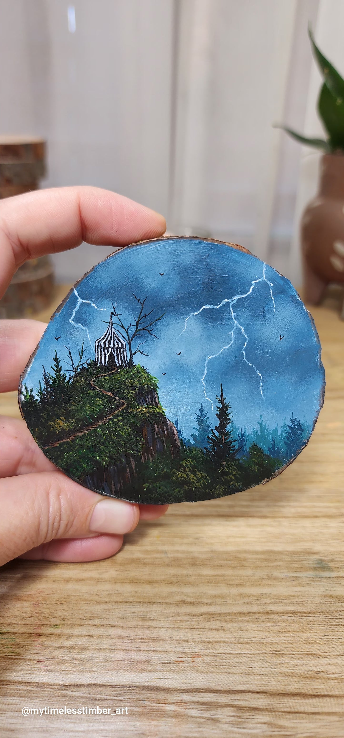 "Spooky Circus Tent on the Hill"