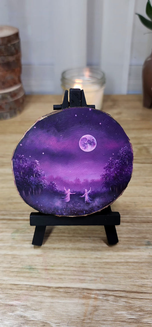 "Spirits Dance Under the Full Moon"